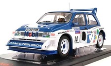 Ixo 1/18 Scale 18RMC068C.20 - MG Metro 6R4 - #14 RAC Rally 1986