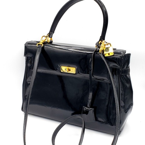 Russell bromley black patent - russell, &