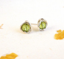Peridot Earrings Gemstone