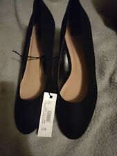 Ladies Black Shoes Size 7 By Collection At Debenhams WITH TAG