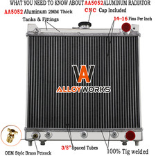 3 Row Radiator Fits SUZUKI