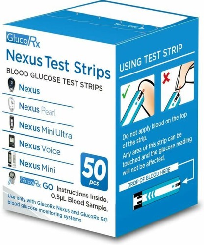 Glucorx nexus test strips - glucorx,
