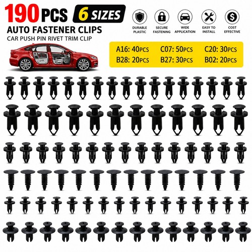 190pcs car rivet splash guard - 190pcs,
