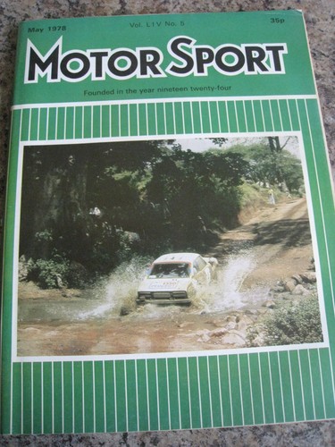 Motor sport may 1978 opel - 1978,