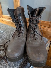 Size 12 Mens Brown Combat Boots Lace Up
