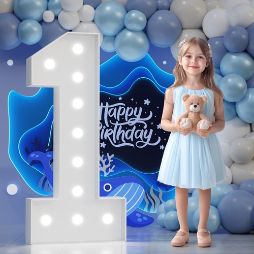 4ft marquee numbers large - marquee, 1,