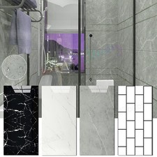 Self-Adhesive Tile Marble PVC Cladding Wall Panels for Kitchen Bathroom 10-80PCS
