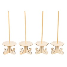 4 Pcs Creative Doughnut Rack