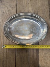 Vintage Silver Plated Oval
