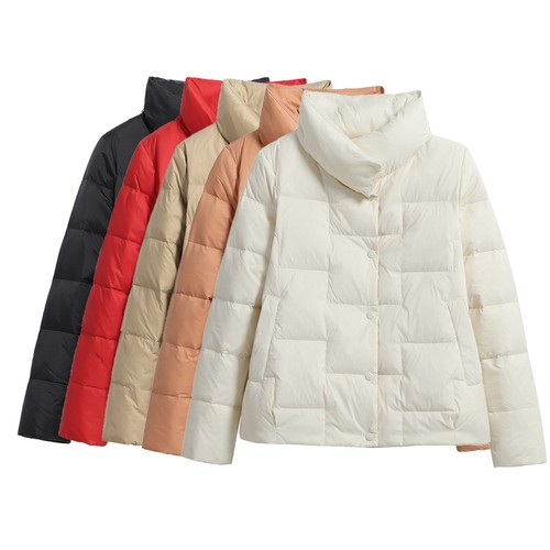 Women down coat - coat, duck