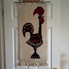 Vintage Rooster Rug Tapestry