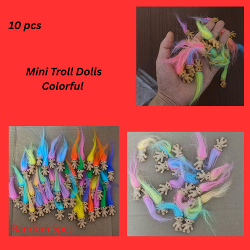10pcs mini troll dolls - 10pcs,