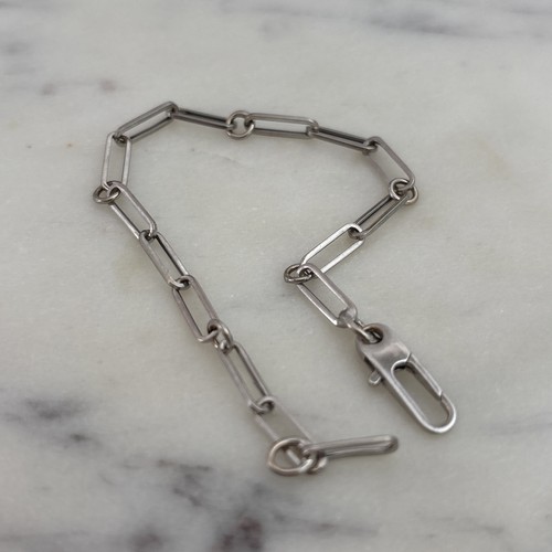 18k roberto coin paperclip - 18k,