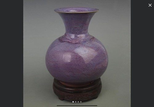 Jun kiln purple splashed - kiln,