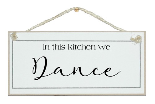 This kitchen dance - this, we