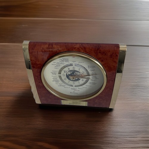 Bulova world time clock cra - bulova, clock-
