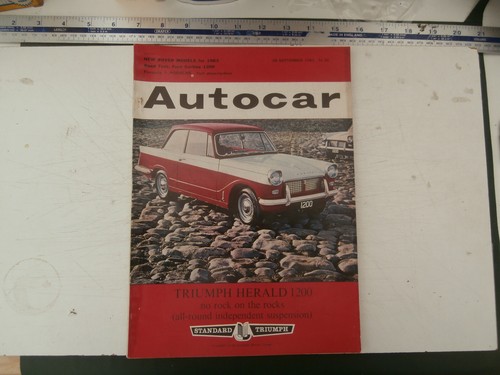 Autocar 1962 ford cortina t - cortina, r/t