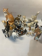 Lot of 20+ Cat Dog Figurines