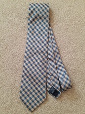 BURBERRY Check Silk Tie