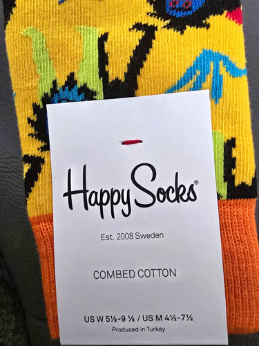 Happy socks combed cotton - socks,