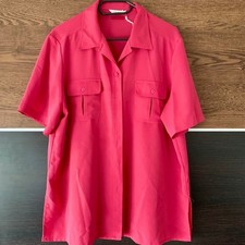 Pink Berkertex button up shirt