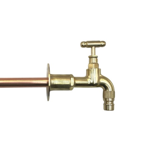 Vintage style brass cloakroom - style,