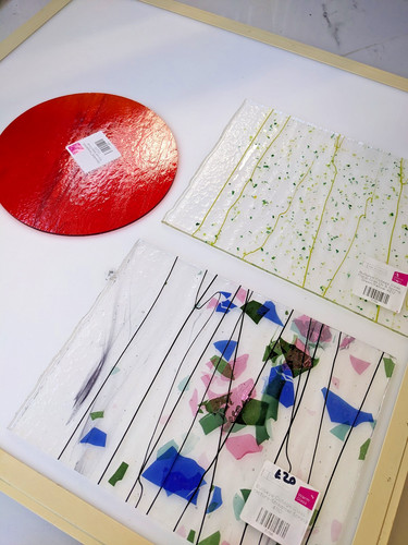 3mm bullseye glass fusing - glass,