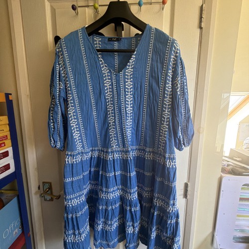 Ladies blue white summer - &,