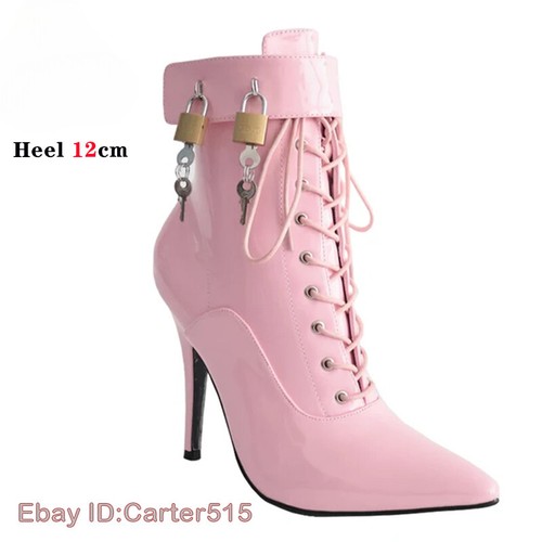 Ankle strap boot 12cm - ankle,
