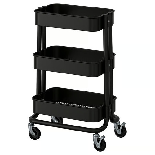 Ikea raskog trolley black - raskog,