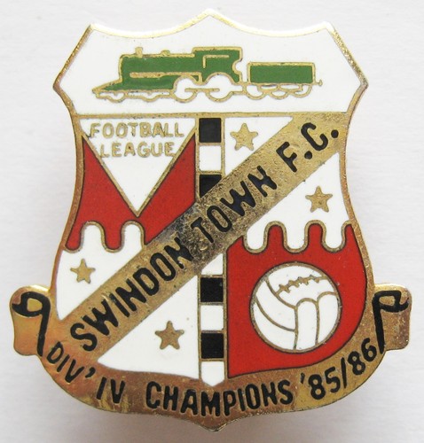 Swindon town football - football, pin