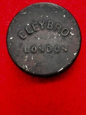 CIVIL WAR ERA ELEY & BRO LONDON PERCUSSION CAP TIN - EMPTY - FREE SHIPPING!!!
