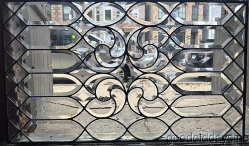Old antique chicago beveled - old,
