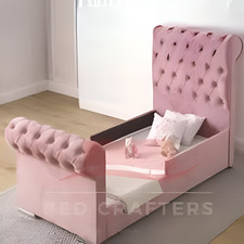 Toddler Kids Bed Frame Plush