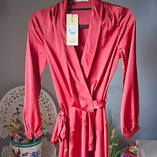 Club london pink satin - l,