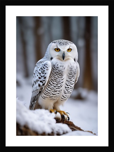 Epic owl framed wall art - epic,