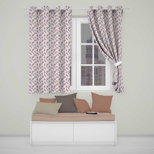 Blackout eyelet curtains soft - curtains,
