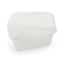 8x 1000ml Pink Apple Plastic Container & Lid Food Leak-Proof Microwave Durable