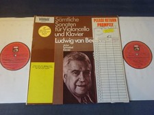 BEETHOVEN - COMPLETE CELLO SONATAS 2LP GF, Pierre Fournier, EMI 1C 047-01 382/83