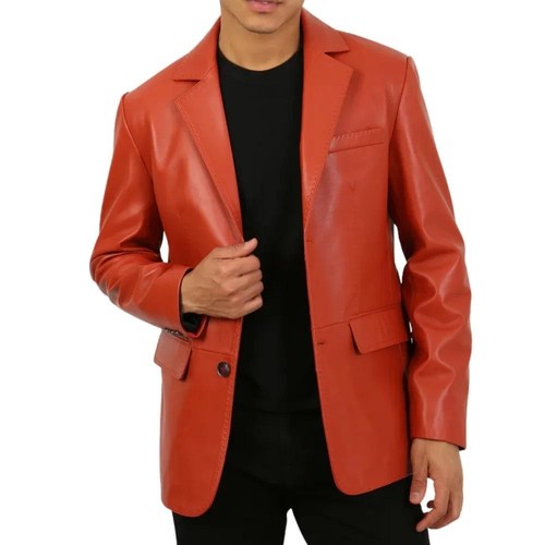 Men classic orange sheepskin - men's,