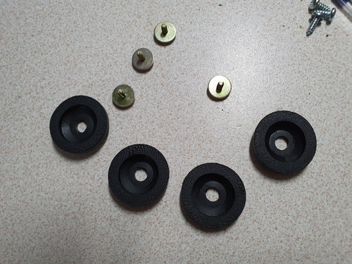Turntable small rubber feet - small,