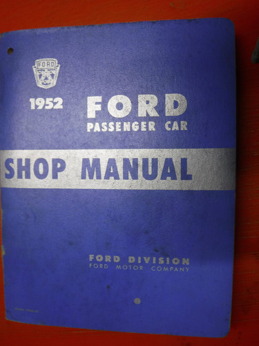 1952 ford car factory service - 1952,