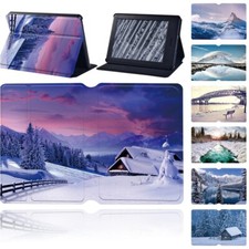 Snow PU Leather Stand Cover