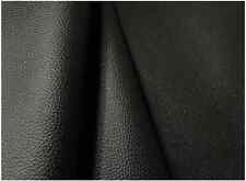 Black Grain Heavy Duty Faux Leather Fabric Leatherette Upholstery Material Car