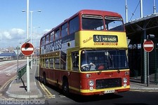 PMT Potteries Motor Traction Red Rider DVG619 Birkenhead 1994 Bus Photo