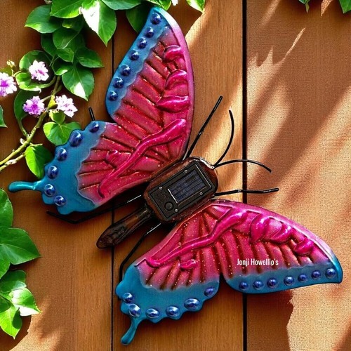 Solar powered butterfly led - solar,