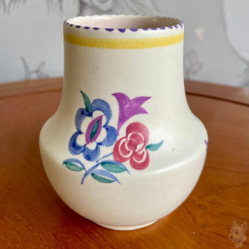 Vintage poole pottery bud vase - poole,