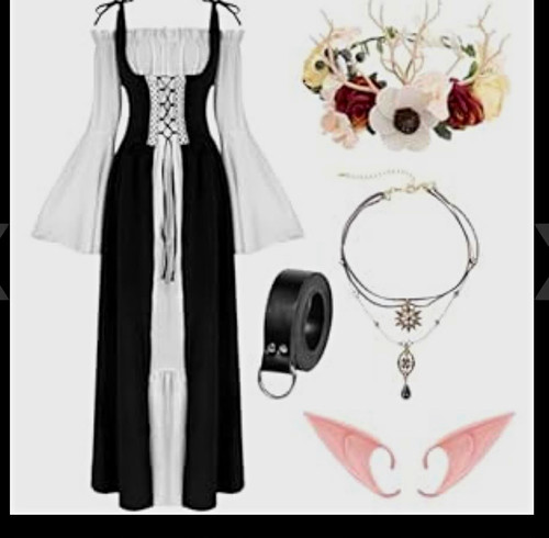Black fairy elf - black,