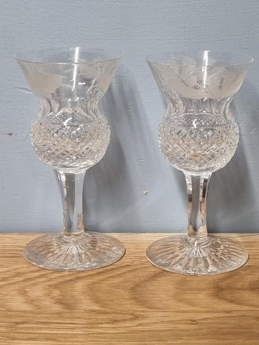 Pair edinburgh crystal - pair, (2)