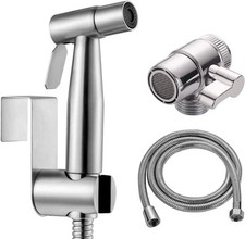 Bidet Shower Kit - Stainless Steel Bidet Hand Shower for Bidet Toilet Shower wit